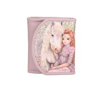 Depesche Portemonnaie 13299 TOPModel Viva Violet-Borsetta in Viola, con Motivo Modello, Cavallo e Glitter, Portafoglio con Bottone Magnetico, Multicolore, One Size