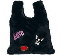 DEPESCHE TOPMODEL10683-BORSA IN PELLICCIA SINTETICA BIMBA/RAGAZZA 34x27x3CM BLU