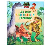 Depesche vivaio 12073 World Mini Dino - Libro dell'asilo con 96 Pagine Decorate per Gli Amici, Multicolore, Small
