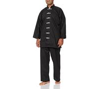 DEPICE - Divisa da Kung-Fu Cina, Nera, Nero (Nero), 140 cm