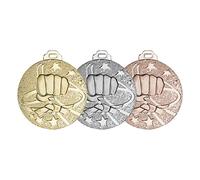 DEPICE Medaglie-Set Serie Arti Marziali Pugno, 50 mm, TRO-FS-NY06D