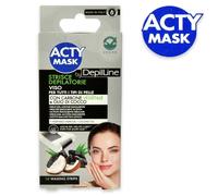Depil Line Strisce Depilatorie Viso Carbone 10 pezzi - Strisce depilatorie