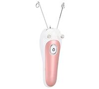 Depilatore elettrico per sul viso, tagliacapelli elettrico per epilatore a filo per donne elettriche per gambe del braccio del viso(Rosa)