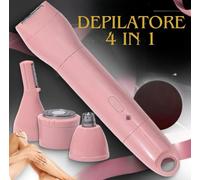 Depilatore Epilatore Rasoio 4 in 1 Sopracciglia Baffi Gambe Peli Donna SN-225 Ri