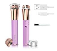 Depilatore facciale professionale, veloce, preciso, indolore, per rimuovere labbra e mento per donne, epilatore facciale ricaricabile USB, placcato oro 18 K, ipoallergenico da 13 mm, testa