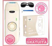Depilatore Luce Pulsata Indolore IPL Epilatore Laser gambe con Tecnologia IGBT