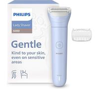 Philips Lady Shaver Serie 6000 - Rasoio senza filo, Wet & Dry, sistema di rasatura a 3 lame, per corpo e gambe, 80 minuti di utilizzo, modello BRL127/00
