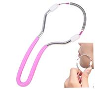 Depilazione per Filettare, Strumento per Filettare a Molla in Acciaio Inossidabile da 4, 1x2, 1 Pollici con Impugnatura Comoda, Epilatore Manuale Portatile per Viso per Labbro Superiore, Mento, Guance