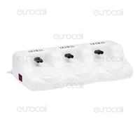 Depilia Base 3 Tripla Scalda Rullo Cera Depilatoria Cartucce Ceretta Scaldacera•
