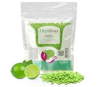 DEPILISSA 400g Perle di Cera Lime Breeze - Cera Brasiliana Vegana & Ipoallergenica - Multidirezionale Senza Strisce per Depilazione Viso, Ascelle, Gambe, Bikini & Zona Intima - Made in Italy