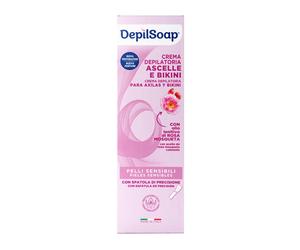 DepilSoap Pelle Sensibile - Crema Depilatoria Ascelle e Bikini, 75ml