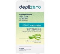 Depilzero Strisce depilatorie Ascelle e Bikini – 4 salviette post-epilazione