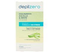 Strisce Depilatorie Ascelle & Bikini E 4 Salviette Post Epilazione