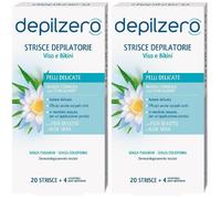 Depilzero Strisce Viso E Bikini 20 Pezzi 2x20 St