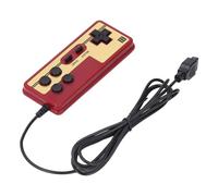Depisuta 1 Pezzo Cablato TV 8 Bit Rosso e Bianco Controller per Lettore di Videogiochi, Mini Console Classica per Bambini a 9 Pin con Maniglia Gampad, Controller di Gioco Cablato