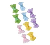 Depisuta 10 Fermagli per Capelli con Fiocco in Forcine per Cani e Gatti Adorabili, Set di Accessori per Capelli per Animali Domestici Alla Moda e Carini