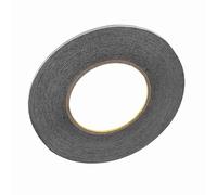 Depisuta 50 M di Lunghezza Black Black Double Side Lato Adesivo Adesivo Ad Alta Temperatura per un Collegamento a Piastra di Identificazione 'auto (1 mm di larghezza e 50 metri di lunghezza)