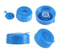 Depisuta Anti-blossom Blu Sul Tappo del Cappuccio per il Coperchio della Bottiglia D'acqua Gallone, 5%, qualità degli Alimenti, Riutilizzabile, Adatto per Un'acqua di Bottiglia φ5,5 Cm con Filo a