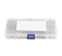 Depisuta Assortimento di Clamp/Holder di Ritenzione di Stagioni Resistenti a Viti in Acciaio Inossidabile, 100 Forti Clamp/Holder di Collegamento USA Stabiliti per Facilitare il Montaggio, Adatti a