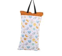 Depisuta Borsa per Pannolini in Tessuto di Ottima capacità con Cerniera Doppia per Pannolini per Bambini, Inserti, Pannolino, Borsa per la Lavanderia Bagnata/asciutta per Viaggiare, Stato Fisico