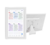 Depisuta Calendario Digitale 15,6 Pollici, Tastiera per Pianificatore di Familiari Intelligenti WiFi per Pianificazione Senza Soluzione di continuità, Cornice per Foto Elettron (Plug dell'UE