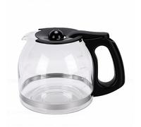Depisuta Caraffa da caffè Sostitutiva da 12 Tazze per Macchina da caffè OST Accessori per Macchine da, Caffettiera in Vetro Borosilicato da 1,8 Litri con Manico Robusto Nero