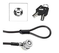 Depisuta Cavo di Sicurezza del Laptop Zincato con Rotazione a Doppio Asse per OS X //, Ampiamente Compatibile in Camera da Letto e Luogo Pubblico