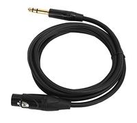 Depisuta Cavo Premium XLR a Jack da 6,35 Mm Migliore Trasmissione del Segnale in Studio - 1 Pezzo (JD6001-1 metro)