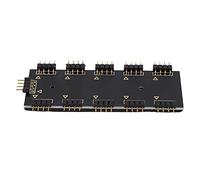 Depisuta Cavo Prolunga Ventola RGB a 10 Hub PC MOD Scheda Madre RGB per Accessori Computer, Supporto Connessione AURA SVNc (12 V 4 pin)