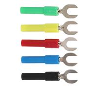 Depisuta Connettore di Cavi Spada 10 -pezzi Lunghi e Vita con Buona conducibilità, per Investitori e Generatori di Carico, Materiale in Ottone in PVC