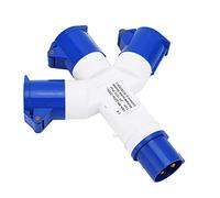 Depisuta Connettore Industriale 16A, 1 Ingresso 3 Uscite