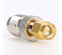 Depisuta Convertitore Connettore Coassiale RF Durevole TNC Femmina a SMA Maschio per Antenne e Apparecchiature LAN Wireless 2 pz.