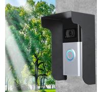 Depisuta Copertina di Pioggia del Campanello, Copertura per Campanelli in Acciaio Resistente Alle Intemperie con Protezione da Ombra Solare Anti -bagliore per Lampeggiatura,