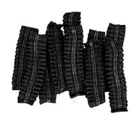 Depisuta Copriorecchie Igienico Monouso per Cuffie, 100 Pz, Puliti e Igienici per Ospedali e Call Center, Tessuto Non Tessuto (BLACK)