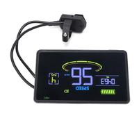Depisuta Display LCD per Bicicletta Elettrica, Display Colorato Universale per Computer da Ciclismo, Livello della Batteria, Schermo del Pannello per Scooter Elettrico con Spina