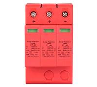 Depisuta Dispositivo Parafulmine con Protezione Sovratensione CC 3P 3,0 KV - Installazione Pratica e Design Sostituibile - Protegge Il Cavo di Alimentazione Fulmini e Sovratensioni (3p40ka)