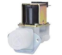 Depisuta Elettrovalvola Elettrica in Plastica Resistente 3/4 Pollici Valvola Dell'acqua con Guida a 1 Via per Uso Domestico con CA 220 V Installazione pratica: 3/4 Pollici, Adatta per Proprietari