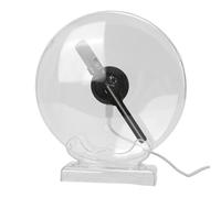 Depisuta Fan di Ologramma 3D, Display Pubblicitario del Telecomando, Proiettore di Ologramma 3D con Altoparlante a Denti Blu da 80 Perle a LED, Proiettore HD LED per L'albero Natale