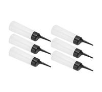 Depisuta Flacone Applicatore per Shampoo 6 Pezzi, Flacone Parrucchiere Ricaricabile con Scala di Misurazione, Pratico per la Tintura dei Capelli, Distribuzione di Olio Essenziale per la Casa