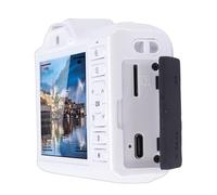 Depisuta Fotocamera da 64 MP, Fotocamera Digitale 4K per Fotografia con Messa a Fuoco Automatica, Zoom 18X, WiFi, Batteria da 1200 MAh, Obiettivo Anteriore Posteriore (WHITE)