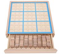 Depisuta Gioco di Scacchi in Legno Tabellone per Addestramento Logico per Bambini Intelligenza Ragionamento Giocattolo di Scacchi per Interazione tra Bambini in Legno di Faggio 22,3x22,3x3,2 Cm