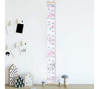 Depisuta Grafico di Crescita Accurato, Adesivo da Parete con Misurazione Dell'altezza del Fumetto per L'arredamento della Camera dei Bambini, in Stoffa di Legno per il Bambino in Crescita (5)