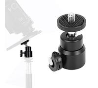 Depisuta Gruppo di Rotazione della Testa a Sfera da Camera Durevole a 360 ° Termine di Rotazione per Fotografia, Decip Antidid (BLACK)