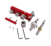 Depisuta Guida per Foratura per Profilo in Alluminio Maschera per Foratura di Accesso Al Foro, Maschera per per Profilo in Alluminio Punzonatura Strumento Ausiliario