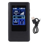 Depisuta Hotspot WiFi portatile 4G 5G, 2,4 GHz 5 GHz Router WiFi a doppia banda con schermo di visualizzazione e slot per carte, Router di viaggio 1200mbps, 16 Dispositivi connessi