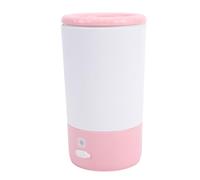 Depisuta Lavatrice elettriche del piede del cane, Avvia con un click Pulitore automatico portatile del piede per animali domestici, 500mAh USB ricaricabile per cani gatti (PINK)