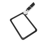 Depisuta Lente D'ingrandimento Lettura Portatile 5X con Manico Pieghevole, Lente Acrilica per Un'osservazione Chiara, Ideale per L'istruzione e la Bellezza