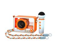 Depisuta Macchina per Karaoke, Altoparlante Portatile con 2 Microfoni Wireless, Gancio Nascosto Dal Design Compatto, Tecnologia BT 5.3, Batteria Ricaricabile, per Feste (singolo microfono)