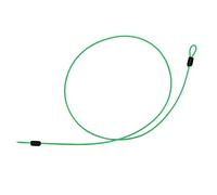 Depisuta Mini Bloccaggio in Acciaio del Cavo Metallico, Squisito Aspetto della Sicurezza del Cavo, Secondario per Blocchi a U, Amanti Dell'esterno (GREEN)