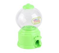 Depisuta Mini Gumballs Dispenser Twist Switch Switch Plastic Candy Machine per Divertimento Operazione Saving Pot for Children Coscienza Finanziaria (GREEN)